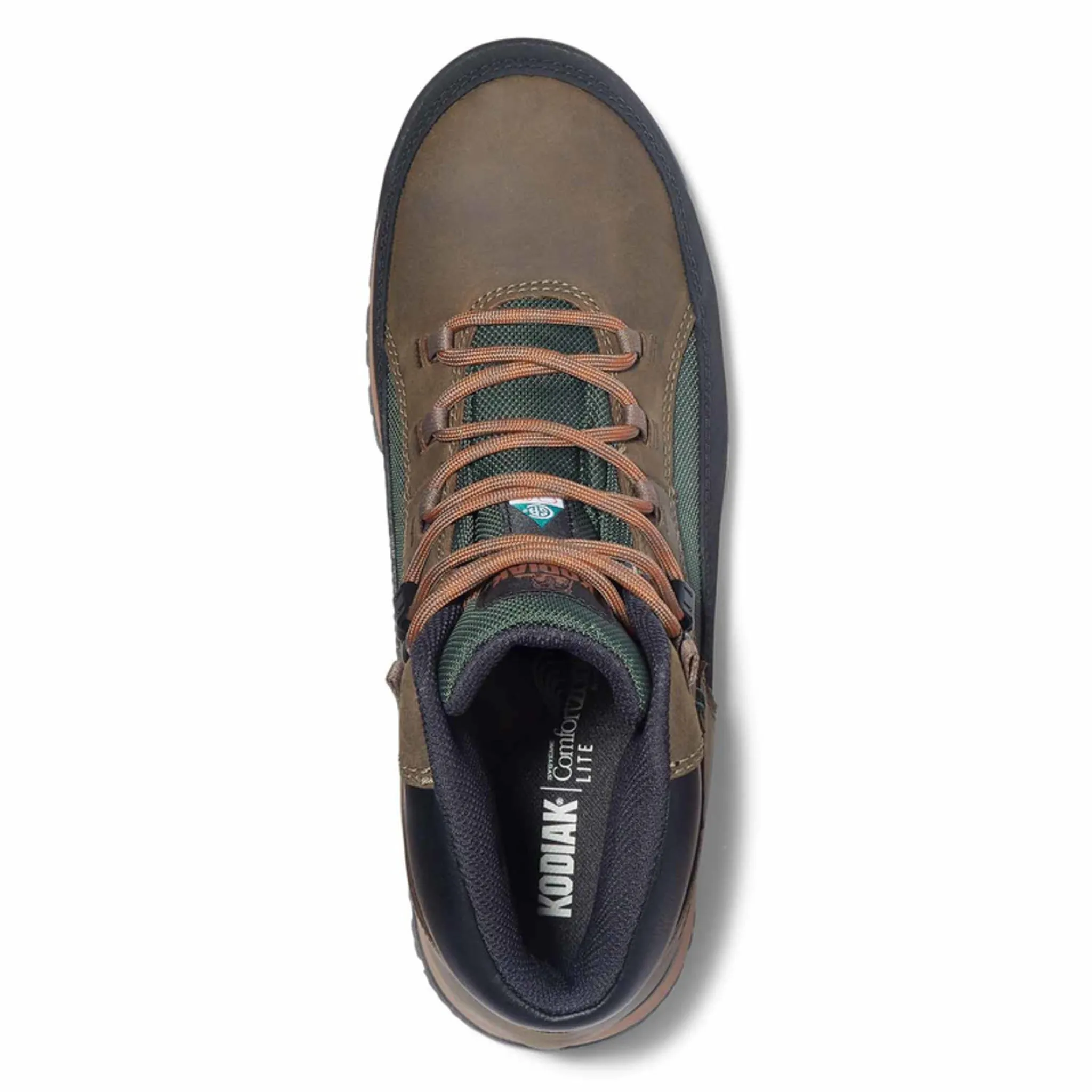 Kodiak Men's 6" Greb Classic Hike Waterproof Steel Toe Safety Work Boots – Durable Full-Grain Leather, Shock-Absorbing EVA Midsole | Sizes 7-15